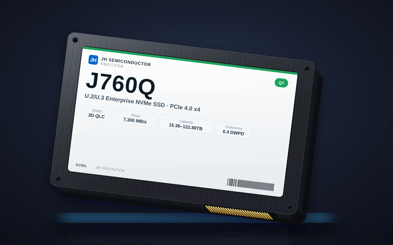 QLC 大容量企业级 SSD